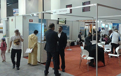 Stand de l'ONTT au Salon Siaha 2015 à Oran.
