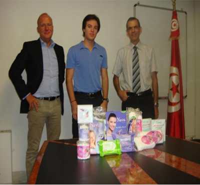 Steve Capstick,senior consultant à la Berd, Farouk Zouhir, directeur de développement à la Sotupa,Pedro Almeida,team coordinator for Morroco and Tunisia,Entreprise Growth Programme à Berd