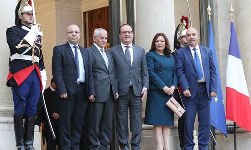 le Quartet félicité par Hollande Tunisie3