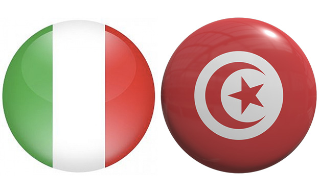 Italie-Tunisie-Drapeau