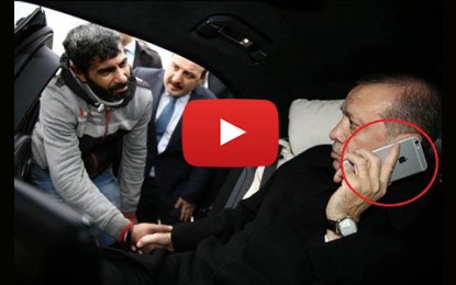 Une triste mise en scène: Erdogan sauve un homme du suicide