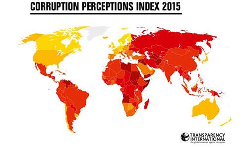 Classement Corruption 2015 pays