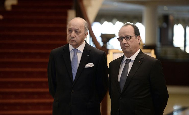 Laurent-Fabius-Francois-Hollande