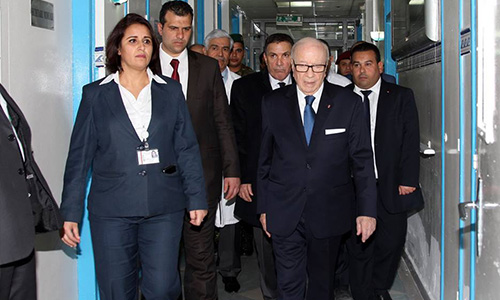 BCE visite Habib Essid Hôpital militaire