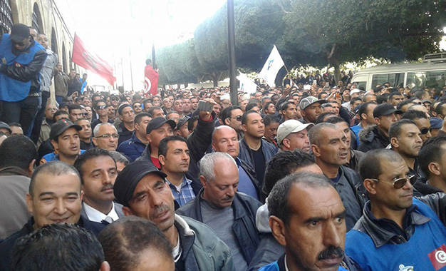 Manifestation policier Kasbah