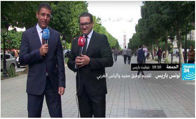 Tunis Paris- TV- Watania 1- France 24