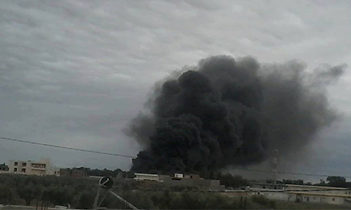 incendie usine Sousse- Kairouan
