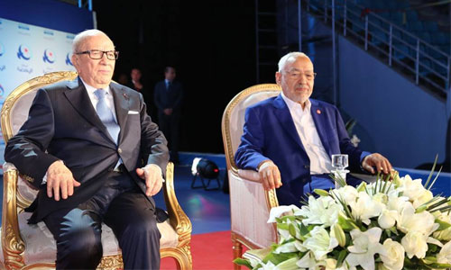 Caid-Essebsi-Ghannouchi-10e-congres-Ennahdha