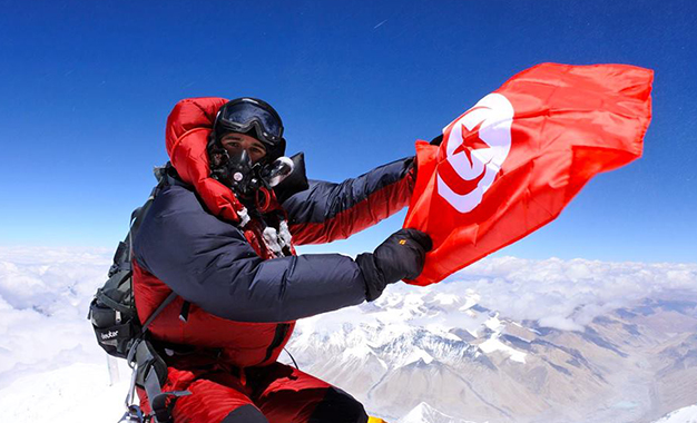 Evrest- drapeau Tunisie- Tahar Manai