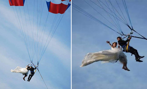 Djerba mariage parachute