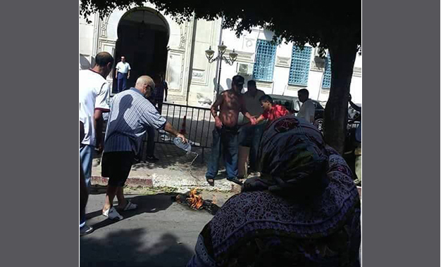 Tunis- ministère justice- tentative suicide