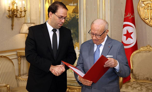 Youssef-Chahed-et-Beji-Caid-Essebsi-Annonce-du-gouvernement