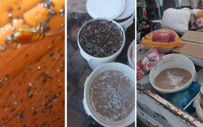 Sfax : Saisie de 3 tonnes de produits alimentaires à Sakiet Ezzit