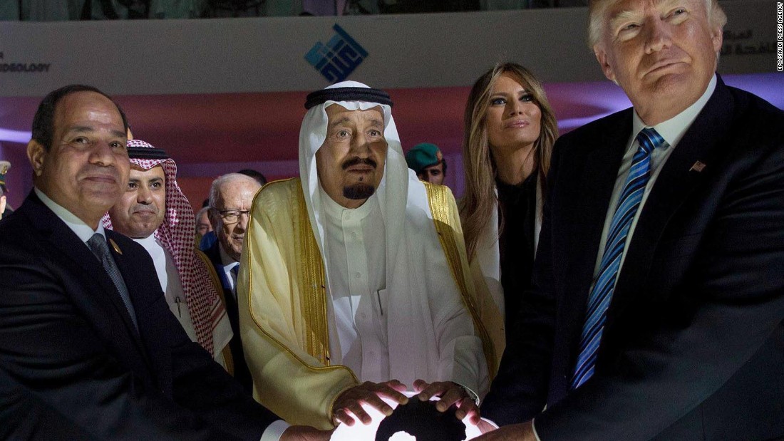 Trump d'Arabie.