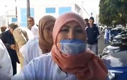 Sousse : Le patient atteint de coronavirus est hospitalisé et les employés de l’hôpital protestent (Vidéo)