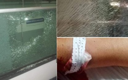 Métro-Tunis : Un voyageur blessé par des jets de pierres (Photos)