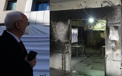Ennahdha : Ghannouchi se rend au siège du parti et s’engage à lancer des travaux de rénovation (Photos)