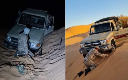 La garde douanière saisit 742.500 pilules de stupéfiant dans le désert de Tataouine (Photos)
