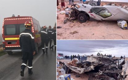Trois morts et 3 blessés dans un accident de la route à Médenine