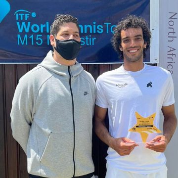 فيوتشر الدولية بالمنستير: اسكندر المنصوري، بطل التنس التونسي يسيطر على البطولة في الفردي والزوجي