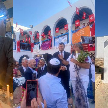 جربة : السفير الألماني بتونس بيتر بروغل يشارك في الاحتفالات الدينية بكنيس الغريبة
