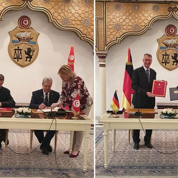 التوقيع على اتفاقيتي تعاون مالي بين تونس و ألمانيا