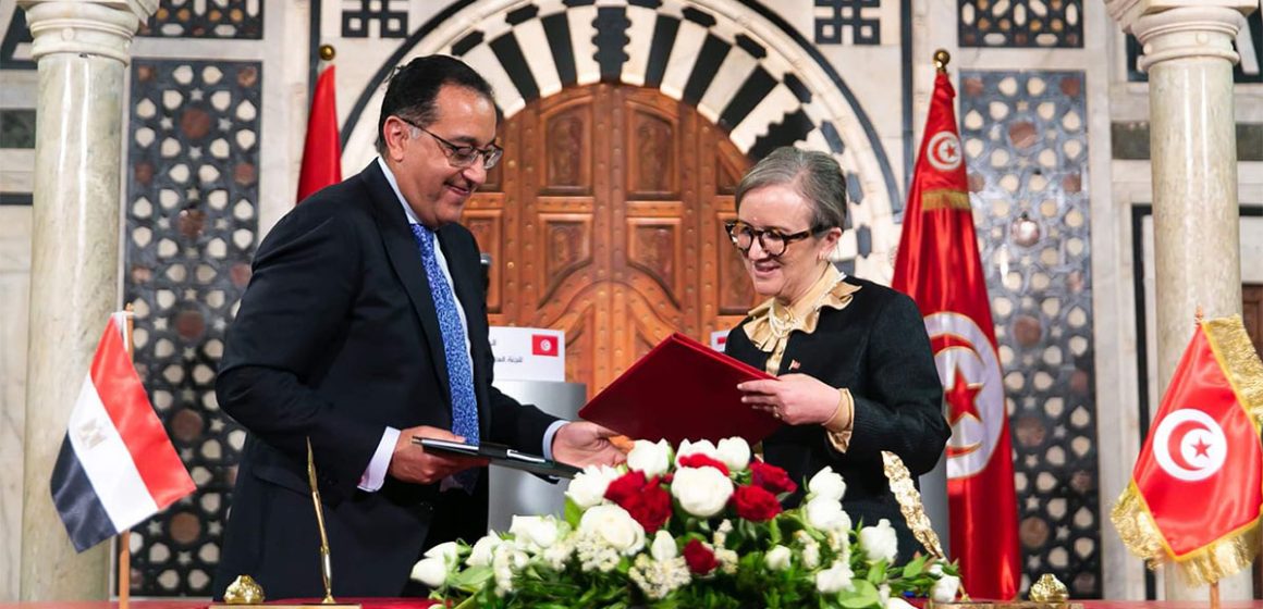 القصبة : إمضاء اتفاقية و حزمة مذكرات تفاهم وتعاون في عدد من مجالات التعاون التونسي المصري