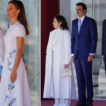 صور لزوجة أمير قطر في زيارة رسمية الى اسبانيا تثير ردود فعل واسعة على صفحات التواصل الإجتماعي