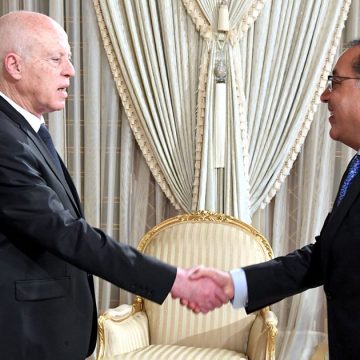 قرطاج: فحوى لقاء الرئيس سعيد مع مصطفى مدبولي، رئيس مجلس الوزراء بمصر