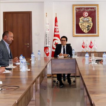 رئيس الهيئة العليا المستقلة للانتخابات يلتقي جلال العلوي، الكاتب العام للاتحاد التونسي للإعلام الجمعياتي