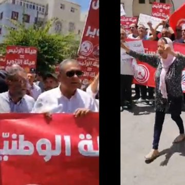 بمشاركة الشواشي والهمامي والشابي..الحملة الوطنية لاسقاط الاستفتاء تحتج في صفاقس (فيديو)