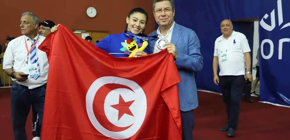 وفاء محجوب تهدي تونس أول ميدالية  في ألعاب البحر الأبيض المتوسط وهران 2022
