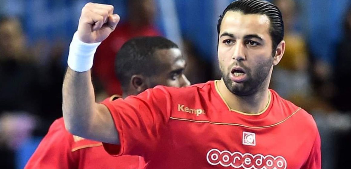أمين بنور قائد المنتخب الوطني لكرة اليد في ألعاب البحر الأبيض المتوسط  وهران 2022