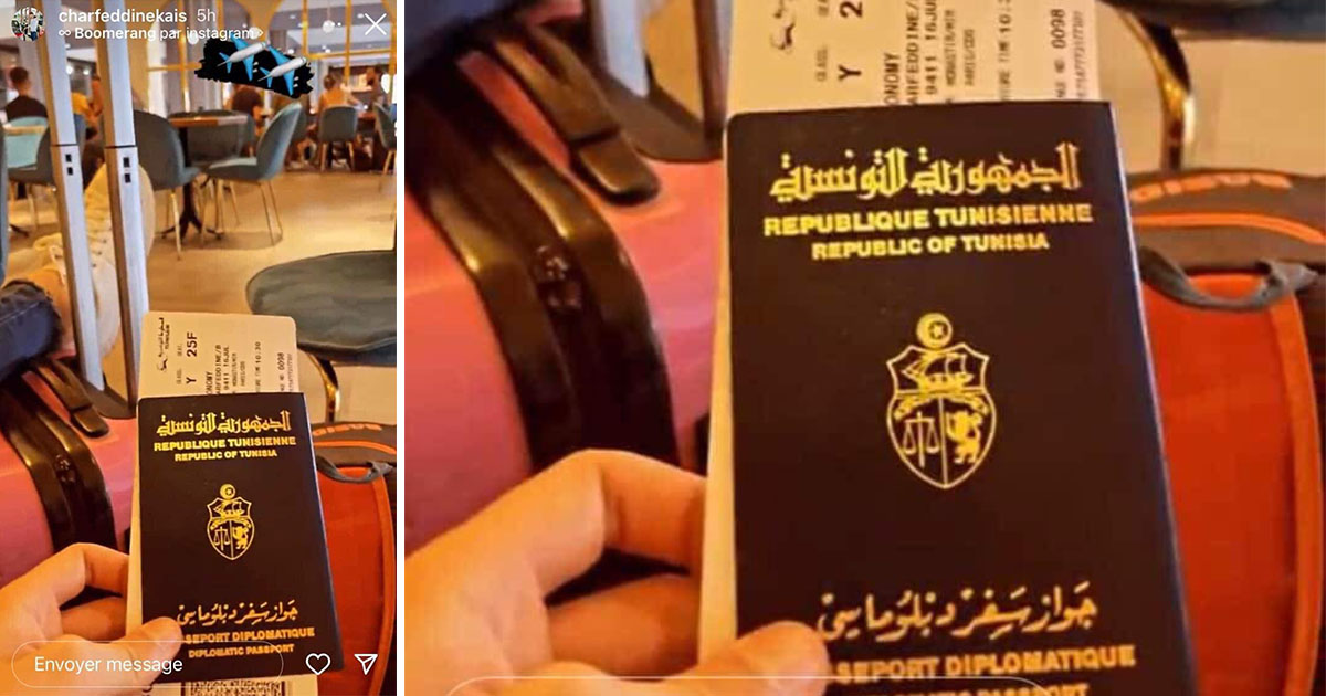 جدل حول أحقية استخدام ابن وزير الداخلية جواز سفر دبلوماسي، الرئيس يطالب  بقائمة محينة للمتمتعين بهذه الميزة - أنباء تونس