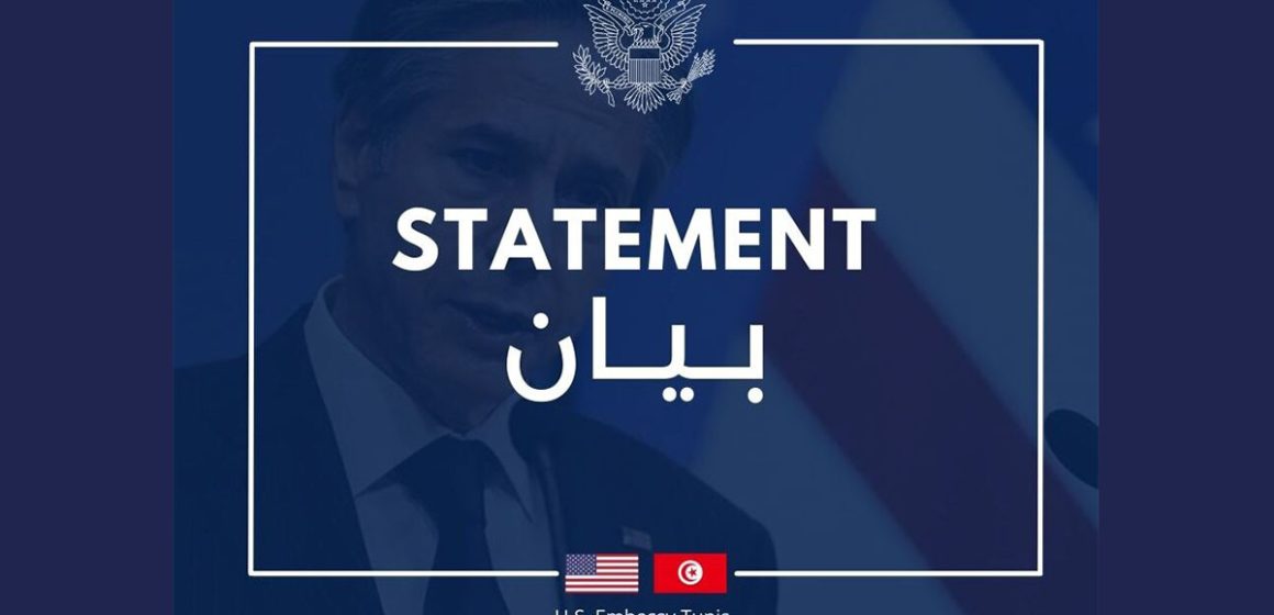 سفارة الولايات المتحدة الأمريكية بتونس، بعد مضي 3 أيام من استفتاء 25 جويلية، أنتوني ج. بلينكن يصدر بيانا