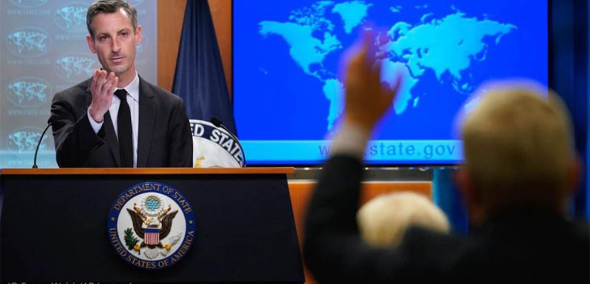 نيد برايس، المتحدّث الرسمي باسم وزارة الخارجية الأمريكية يتكلم عن اعتقال عديد الشخصيات بتونس