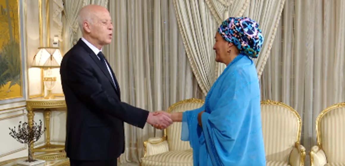 رئيس الجمهورية يلتقي نائبة الأمين العام لمنظمة الأمم المتحدة ومدير برنامج الأمم المتحدة الإنمائي (فيديو)
