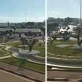 استعدادا لاستقبال ضيوف تيكاد8 (27 و 28 اوت)، واجهة مطار تونس قرطاج  في حلة جديدة بعد إزالة النافورة (فيديو)