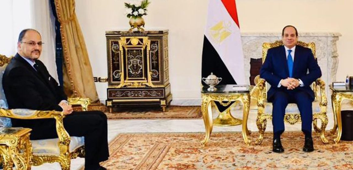 الفرانكفونية محور لقاء الرئيس المصري عبد الفتاح السيسي بالوزير التونسي الأسبق سليم خلبوس