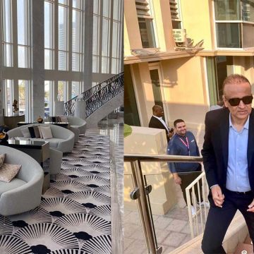 وديع الجريء في زيارة لمقر إقامة المنتخب التونسي في قطر (صور)