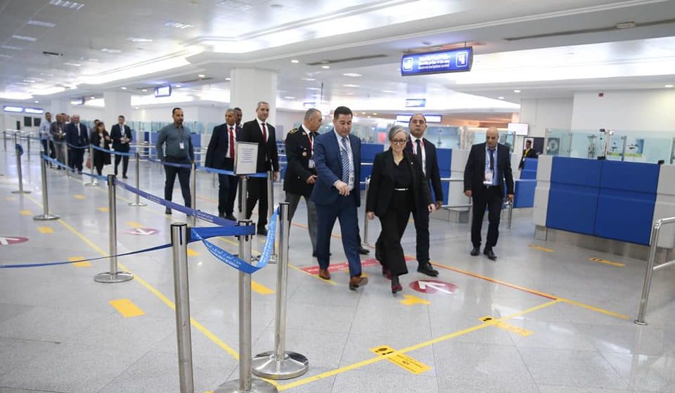 بمناسبة القمة 18 للفرنكفونية: رئيسة الحكومة تطلع على ٱخر الاستعدادات في مطار جربة جرجيس الدولي (صور)