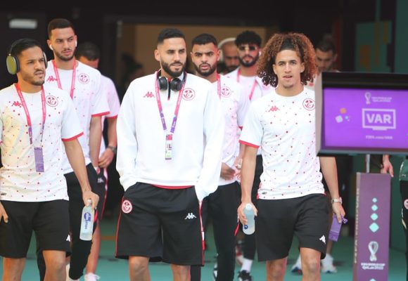 مونديال قطر:  وصول المنتخب الوطني التونسي إلى ملعب الجنوب (ألبوم صور)