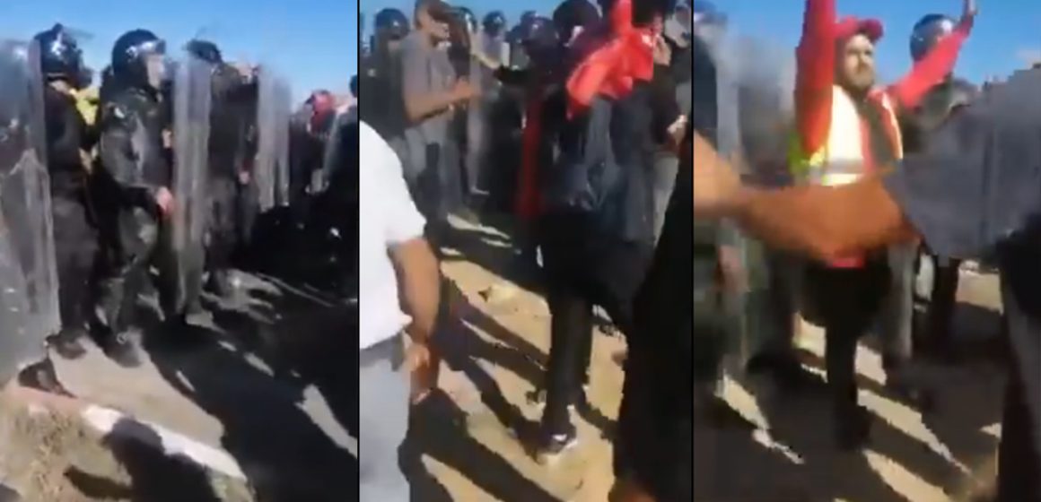 الأمن يستعمل الغاز المسيل للدموع ويمنع أهالي جرجيس من الدخول إلى جزيرة  جربة (فيديو)