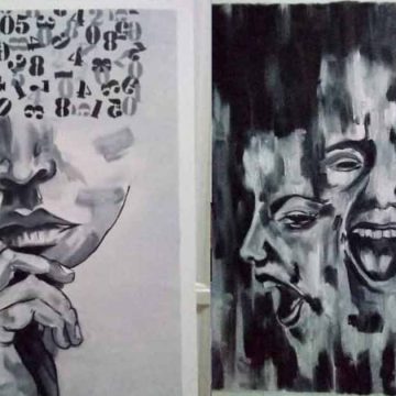 في قرطاج : معرض جماعي للفنون التشكيلية يراهن على لعبة البياض والسواد كلغة تعبيرية ضوئية