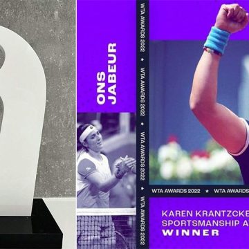 رابطة محترفات التنس WTA تسند جائزة Karen Krantzcke للروح الرياضية إلى بطلة تونس أنس جابر