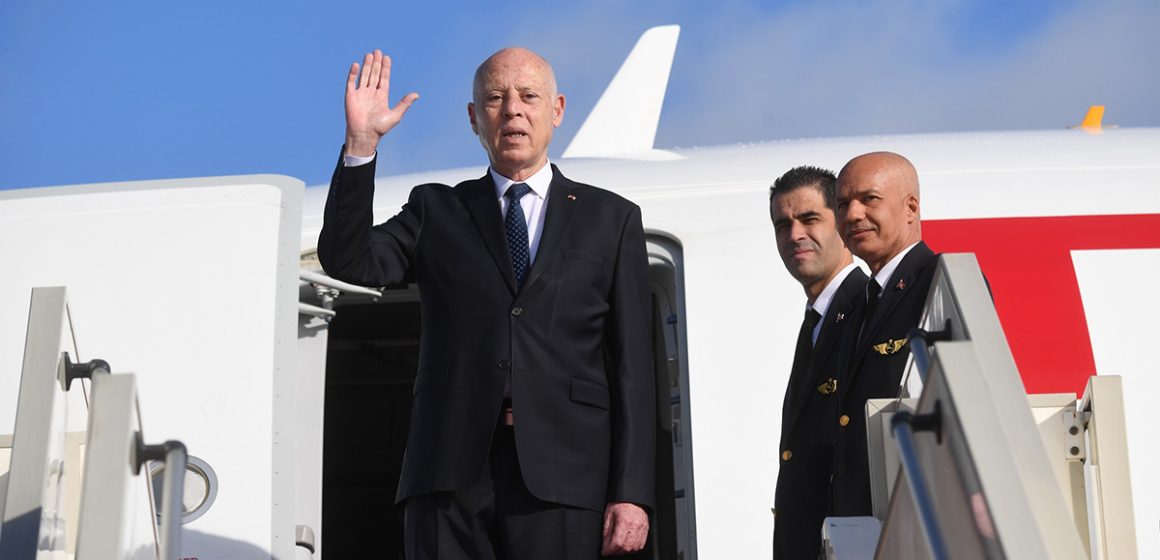 رئيس الجمهورية يٌغادر تونس في إتجاه الولايات المتحدة الأميركية (صور)