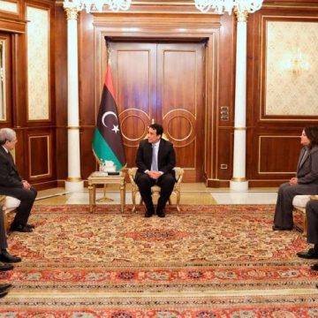 تقرير وزاري: عثمان الجرندي يلتقي في طرابلس مع محمد المنفي، رئيس المجلس الرئاسي الليبي