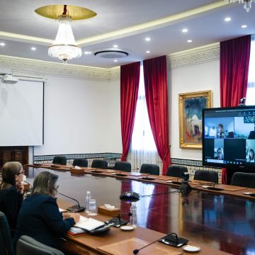 رئيسة الحكومة تشرف على جلسة عمل عبر تقنية التواصل عن بعد