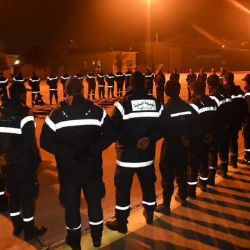 زلزال تركيا: المدير العام للديوان الوطني للحماية المدنية يستقبل الفريق المختص في الإنقاذ (صور)