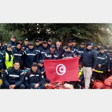 زلزال سوريا: انتهاء مهمة أبطال تونس من الوحدة المختصة للحماية المدنية
